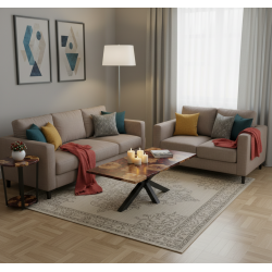 SOFFBORD med OLIVTRÄDSROT